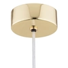 Hanging lamp OAKLAND white gloss, brass G9 1x 6W LED (max) IP20 4696 Argon