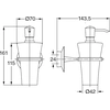 Hansa Murano ziepju dozators 56300900