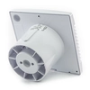 Háztartási ventilátor prim 120 HS / falra szerelhető higrométeres változatban / 01-008
