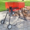 HECHT 676 WOOD SPLITTER HYDRAULIC ELECTRIC HORIZONTAL CHIPPER PRESSURE 7 TONS