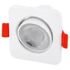 Heda vierkante LED-inbouwspot 8W=50W 640lm natuurlijk licht 4000K 60 graden