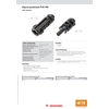 Helukabel MC4 board plug and panel connector plug PV4-PM 18051900