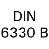 Hexagonal nut DIN 6330B, without collar