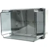 High applied transparent box 240x190x160mm IP56 for distribution junction ABS UV resistance without grommet smooth edges