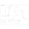 High bracket for flat roof, non-invasive construction with ballast