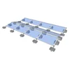 High bracket for flat roof, non-invasive construction with ballast