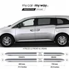 Honda Odyssey 11-17 benzi CROMATE pe ușile de protecție