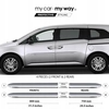 Honda Odyssey 11-17 CHROME strips on protective doors