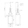 Hubbegrenzer 1NO+1NC mit Federstabschwinge flexible Feder IP64