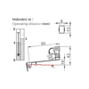 Hubbegrenzer mit Endschalter 1NO+1NC Positionsschalter mit Rollmesser IP40