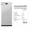 HV HIGH VOLT Enerlution GroundHV-2500 – Alta tensione impilabile LiFePO4- BATTERIA 10 KWH INCLUSO BMS compatibile con molti produttori di inverter