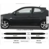 Hyundai ACCENT 06-11 Bandes de porte latérales NOIRES