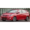 HYUNDAI ACCENT HATCHBACK / 3 DØR - KROM lister på krom sidedøre