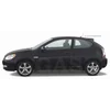 HYUNDAI ACCENT HATCHBACK / 3 PORTA - Faixas CROMADAS nas portas laterais cromadas