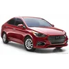 HYUNDAI ACCENT SEDAN / 4 DOOR - Listwy CHROM na drzwi boczne chromowane