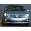 Hyundai Azera - Calandre à bandes chromées, réglage du pare-chocs factice chromé