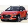 Hyundai Kona - Regolazione delle strisce cromate della griglia del paraurti fittizio cromato