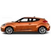 HYUNDAI VELOSTER - CHROME juostos ant dekoratyvinių chromuotų šoninių durų