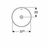 Į stalviršį įleistas praustuvas Variform ratas 40 cm