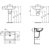 Ideal Standard Eurovit washbasin 60x46 V302701