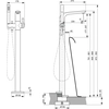 Ideal Standard Melange Badewannen- und Duscharmatur A6120AA