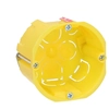 Įleidžiama dėžė p/t ONNLINE PK-60 gipso kartono plokštės su varžtais, savaime gesinantis, be halogenų, geltonas