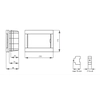 Inbouw schakelapparatuur 8 modulair (1x8) IP40 Viko Panasonic transparante deur