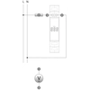 Indicador de tensão modular -1 LCD de fase WNC-1