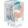 Industrial Relay R4N-2014-23-1012-WT contacts 4P, load max 6A/230VAC, coil 12VDC, WT