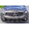 Infiniti FX serija – chromuotų juostelių grotelių chromo manekeno buferio derinimas