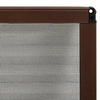 Insect screen for windows, brown, 120x160cm, aluminum