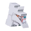 interface relay PIR4-024DC-00LD contacts:4P, power supply:24VDC, load current:6A, width:15,5mm