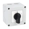 Interruptor 20A 4kw 0-1 ON-OFF 3 poli IP65 con casete aplicado de leva industrial