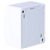 Interruptor de luz, montagem saliente,IP44, branco, HERMES