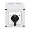 Interruptor estrella-triángulo 12A 4kW 3 polos de arranque de motores industriales con leva PACO giratoria IP54 65x65mm