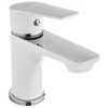 Invena Dokos robinet de lavabo blanc/chrome BU-19-002-V