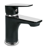 Invena Dokos washbasin tap black/chrome BU-19-004-V