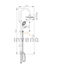 Invena Fresco rain shower AU-86-001