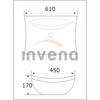 Invena Izyda bordplade håndvask CE-12-001