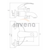 Invena Nea bathtub faucet chrome BW-83-001-W