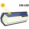 iQtech iPro 196 solar outdoor light, 196 LED, sensor, wireless