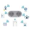 iQtech SmartLife WS017, smart Wi-Fi dual socket adapter, 16 A, consumption measurement