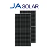 JA Solar 425W Bifacial Doble Vidrio Medio Corte Marco Negro