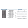 JA Solar 460W fotovoltaikus panel, kétoldalas - teli raklap