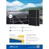 JA Solar JAM54D40 420/MB Cadru negru 420W Sticlă dublă bifacială (container)