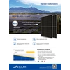 JA SOLAR JAM54S30-HC 410/MR MONO 410 W Cadru negru - CONTAINER
