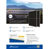 JA SOLAR JAM54S30-HC 410/MR MONO 410 W Čierny rám – KONTAJNER