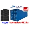 JA Solar JAM72S20, CONTENITORE, 460 W