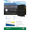 JA Solarni solarni panel 500W crni okvir