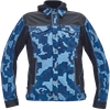 Jachetă NEURUM CAMOU+glugă bleumarin 46